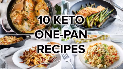 Ruled.me video guide: 10 Keto One-Pan Recipes with Easy Cleanup