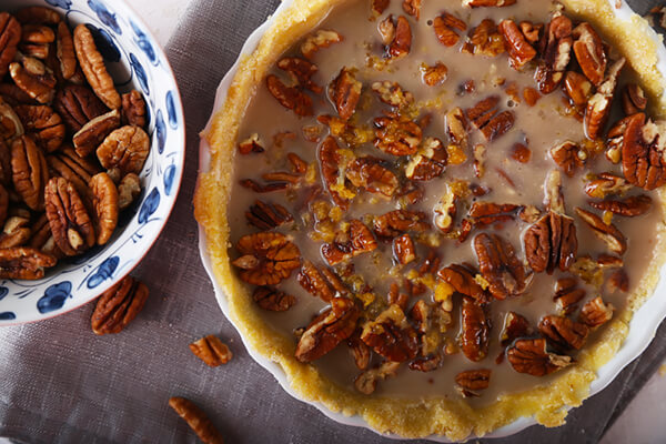 Luscious Caramel Pecan Pie