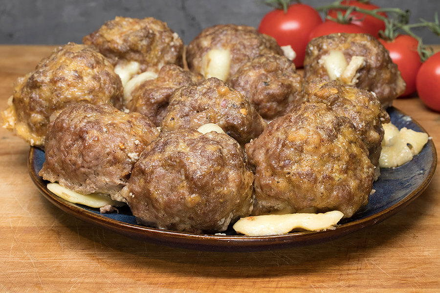 Italian Sausage & Pepperjack Meatballs