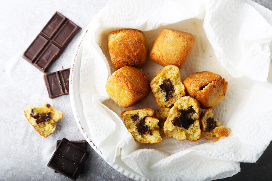 Fried Cookie Dough Balls