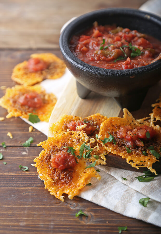 Flavored Keto Cheese Chips