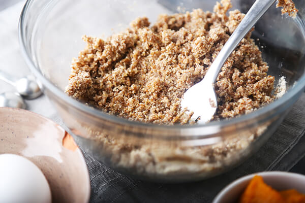 Pumpkin Flax Cookies with Almond Butter Icing