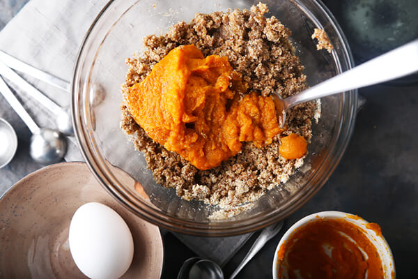 Pumpkin Flax Cookies with Almond Butter Icing