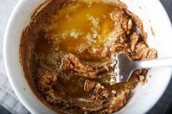 Pumpkin Flax Cookies with Almond Butter Icing