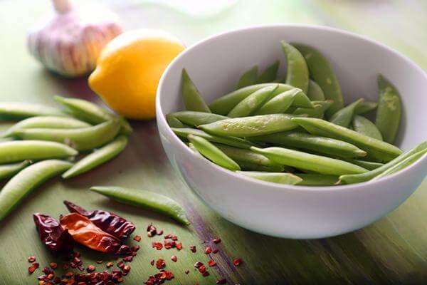 Bacon Infused Sugar Snap Peas