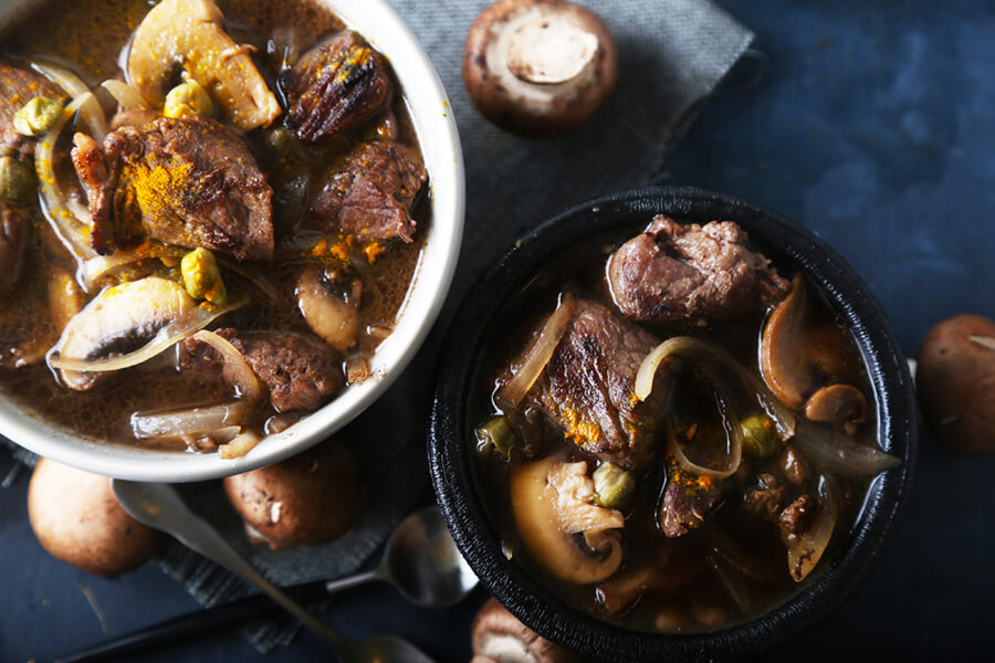 Coffee and Wine Beef Stew