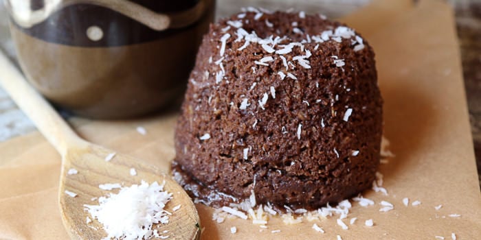 Coconut Chocolate Mocha Mug Cake