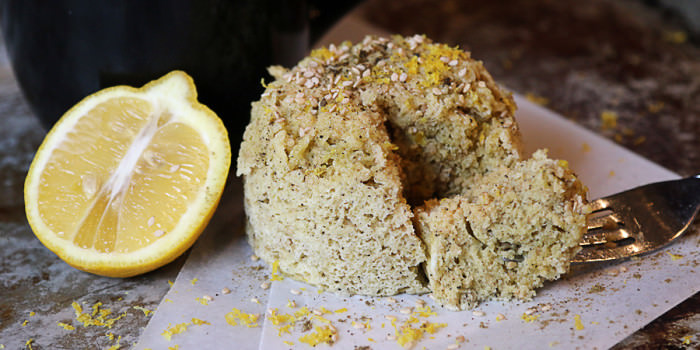 Cumin Sesame Lemon Mug Cake