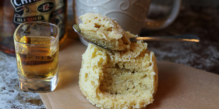 Vanilla Whisky Keto Mug Cake