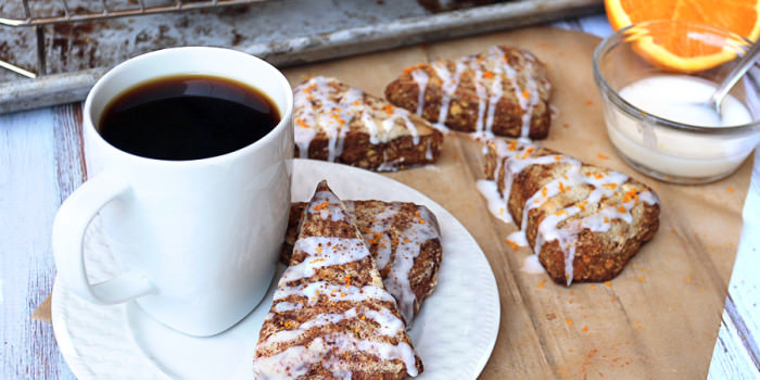 Low Carb Cinnamon Orange Scones