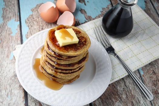 Click here to make low carb peanut butter pancakes