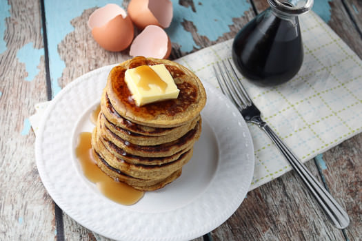 Click here to make low carb peanut butter pancakes