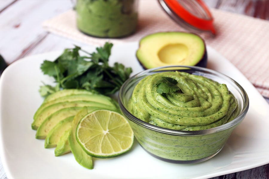 Cilantro Infused Avocado Lime Sorbet | Ruled Me