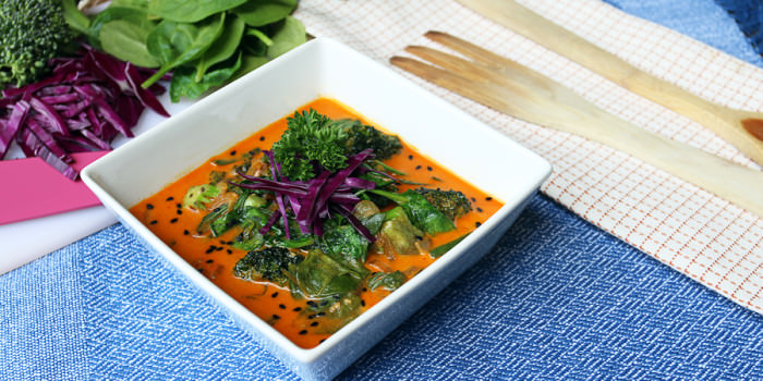 Vegetarian Red Coconut Curry