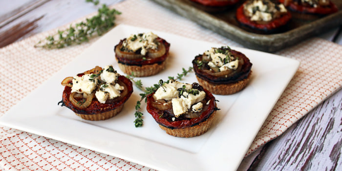 Goat Cheese Tomato Tarts