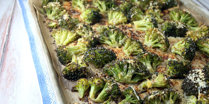 Lemon Roasted Spicy Broccoli