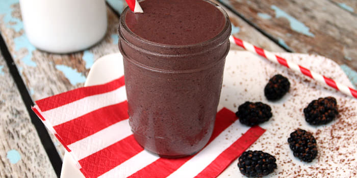 Blackberry Chocolate Shake