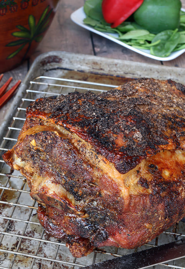 Crispy Skin Slow Roasted Pork Shoulder | Ruled Me