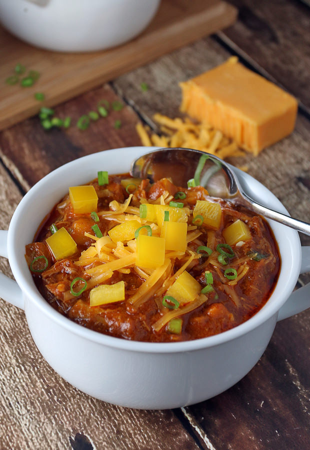 Delicious, tangy, and smokey - made into a comforting soup! Shared via www.ruled.me/