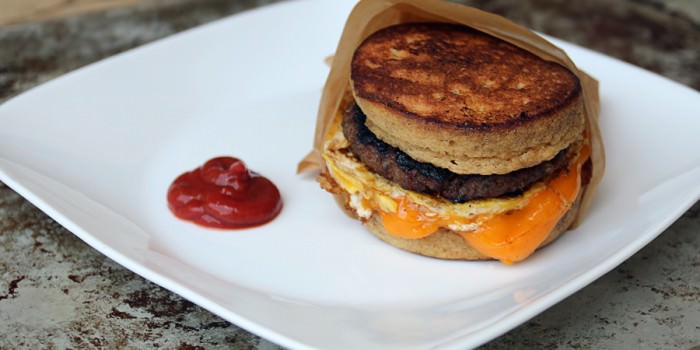 Low Carb Pancake Sandwich