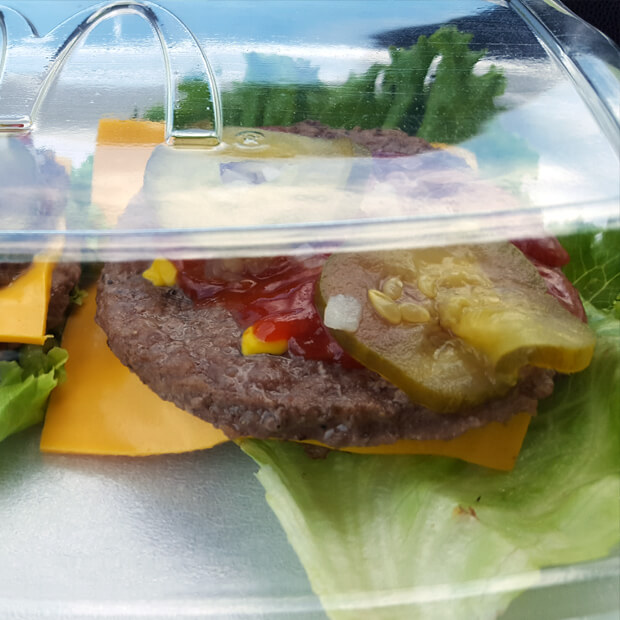 McDonalds keto burger with no bun