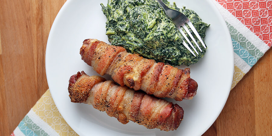 CheeseStuffedBaconWrappedHotDogsSecond