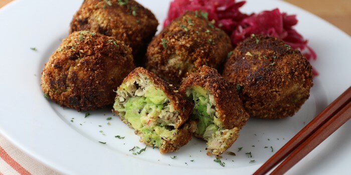 Avocado Tuna Melt Bites