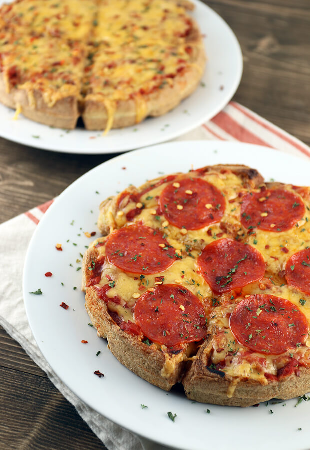 Pizza for breakfast can be a thing on a #ketogenic diet - and it's delicious to boot! Spice your breakfast up today. Shared via //www.ruled.me/