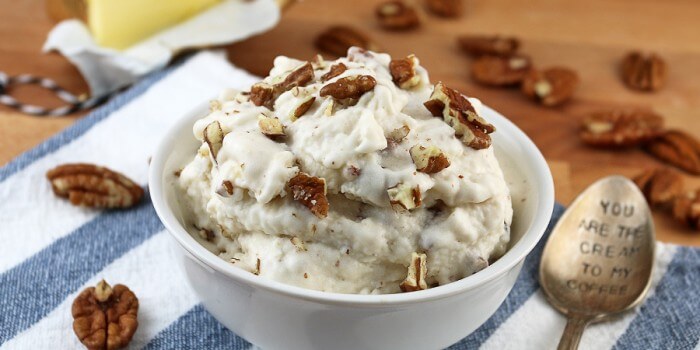 Brown Butter Pecan Keto Ice Cream