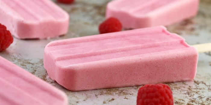 Raspberry Lemon Popsicles