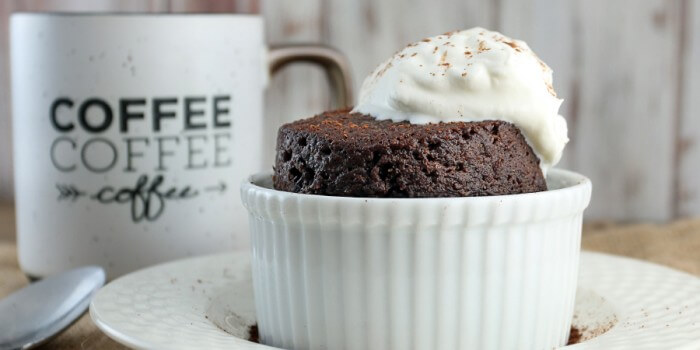 Keto Chocolate Cake in a Mug