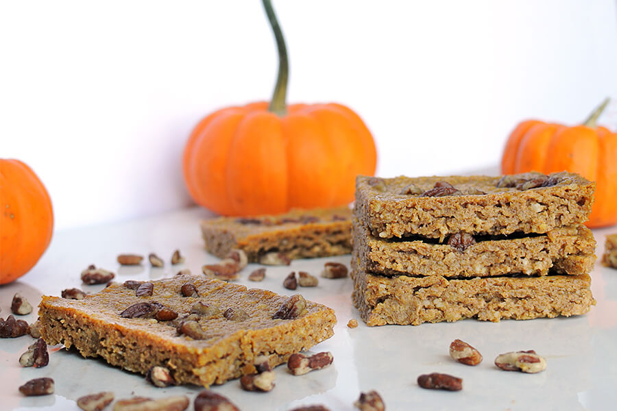 Keto Pumpkin Pie Blondies