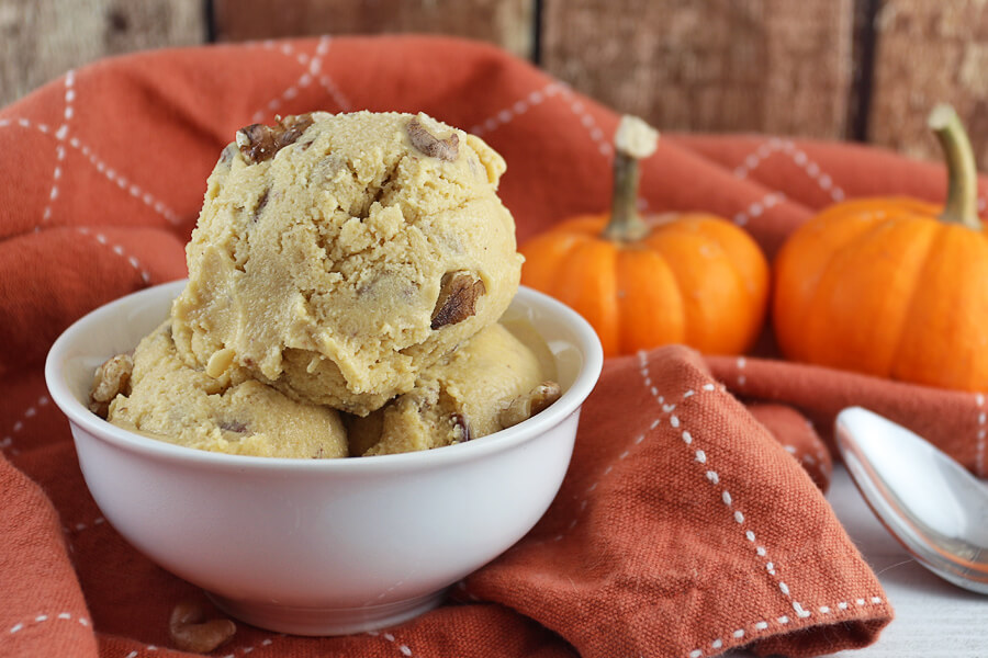 Pumpkin Pecan Pie Ice Cream