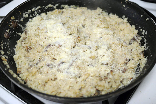 7Add cream and cheese