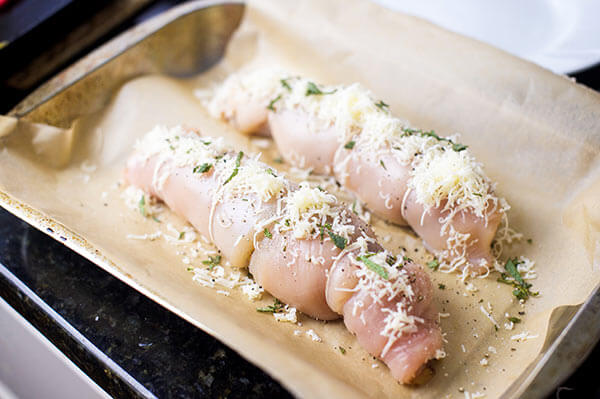 Chicken Roulades with Sage and Gruyere