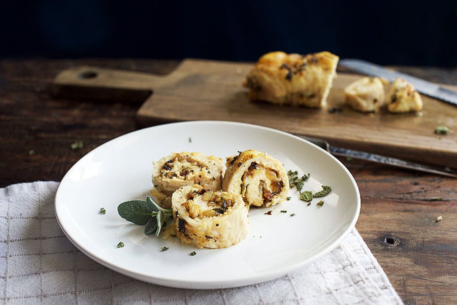 keto chicken recipes - Roulades with Sage and Gruyere