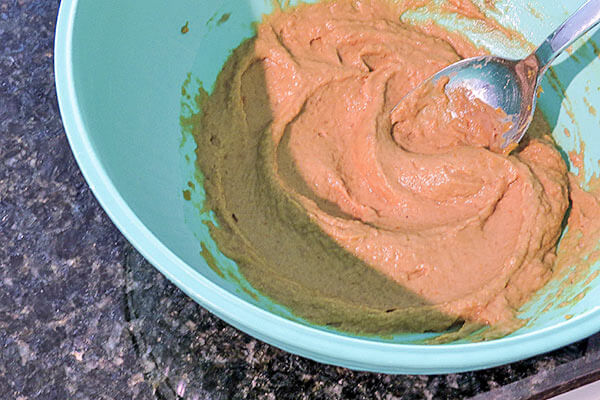 Mini Pumpkin Spice Muffin Batter