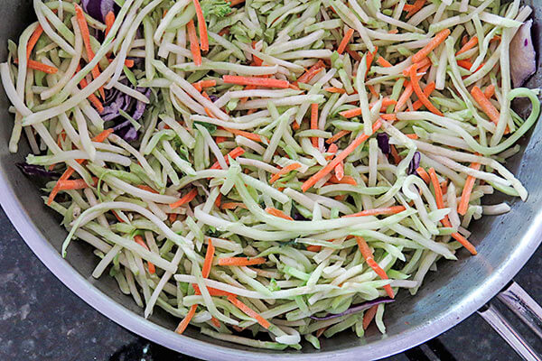 Warm Asian Broccoli Salad