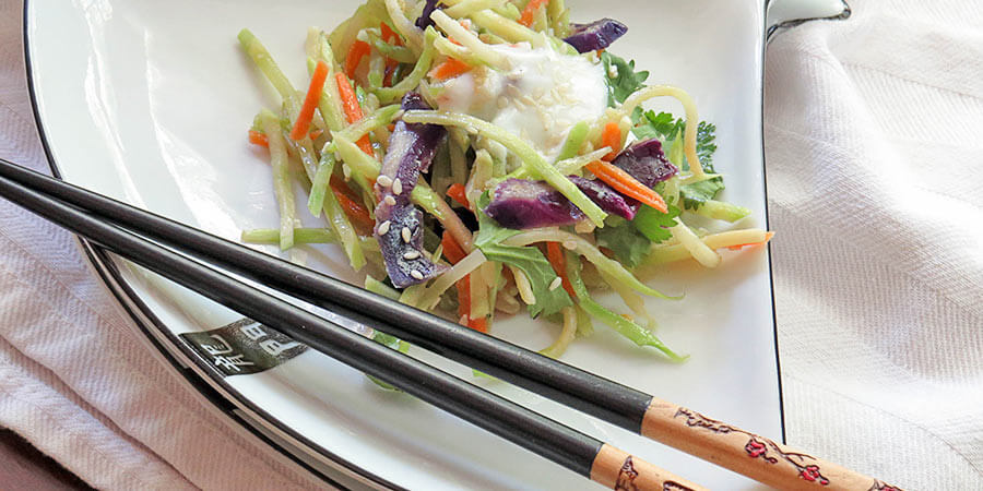 Warm Asian Broccoli Salad