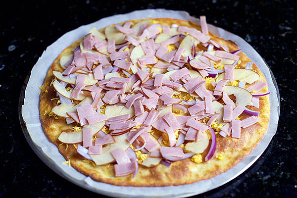 Apple & Ham Flatbread