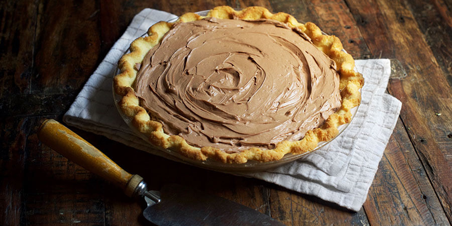 Keto Chocolate Silk Pie