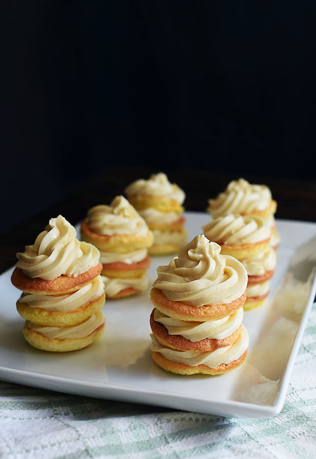 Fluffy vanilla cloud cakes are a sweet keto treat. Low carb friendly. Make this today!