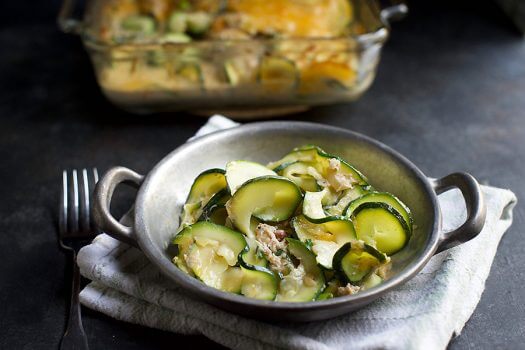 Click to see the recipe for Creamy Crab Zucchini Casserole