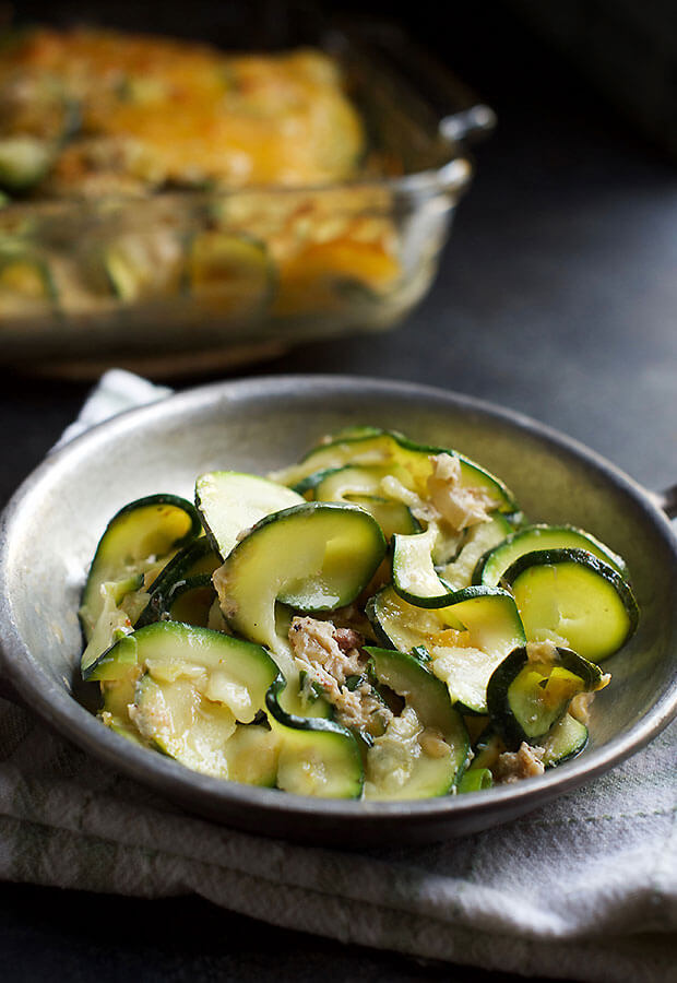 Creamy Crab Zucchini Casserole