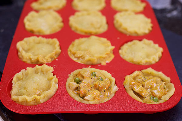  Keto Mini Chicken Pot Pies