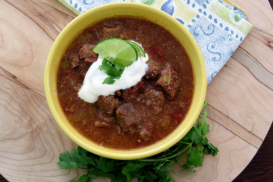 Slow Cooker Steak Lovers Chili