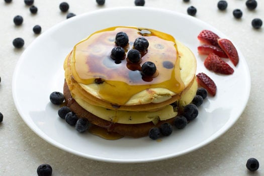 Click here to make Low Carb Blueberry Ricotta Pancakes