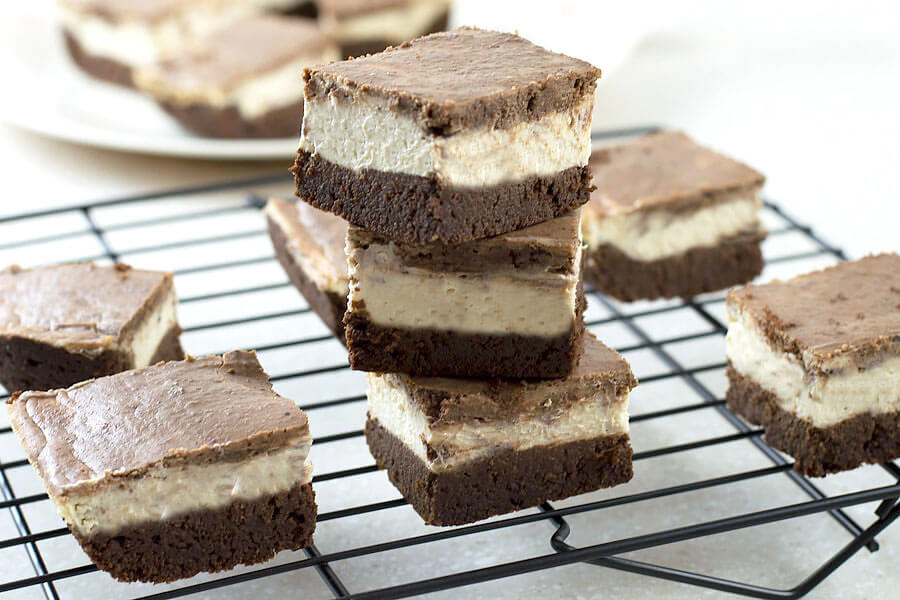 Mocha Cheesecake Bars