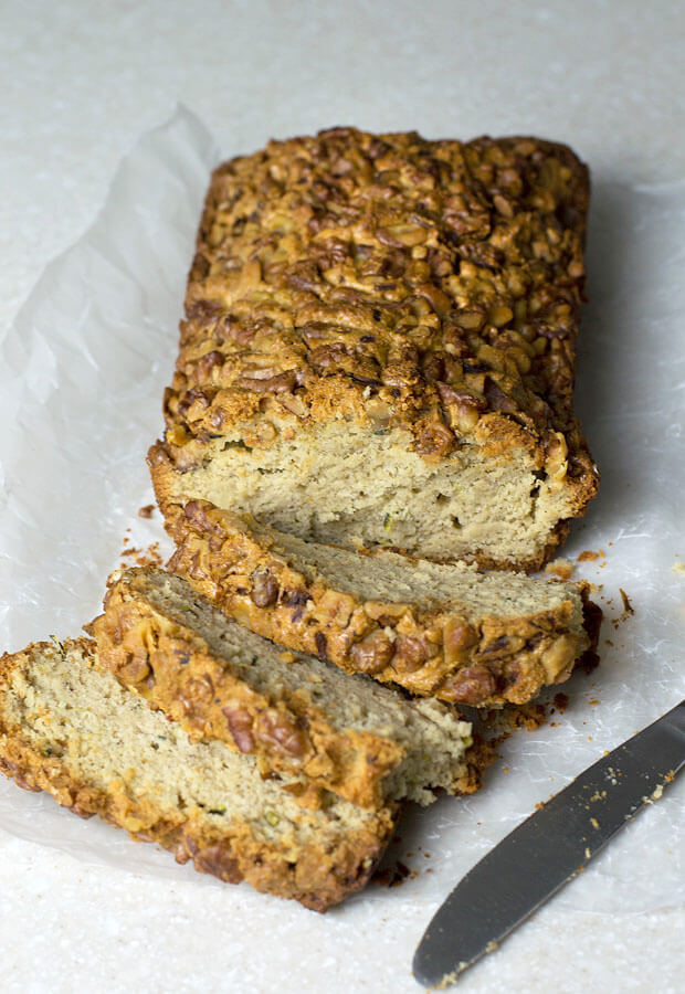 Keto Zucchini Bread with Walnuts