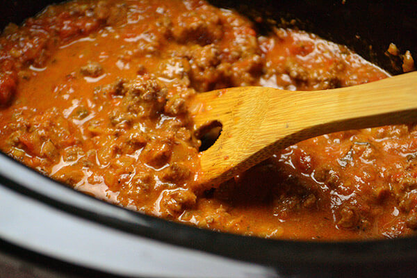 Bolognese Zoodle Bake